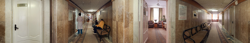 Лечебный этаж санатория Тельмана